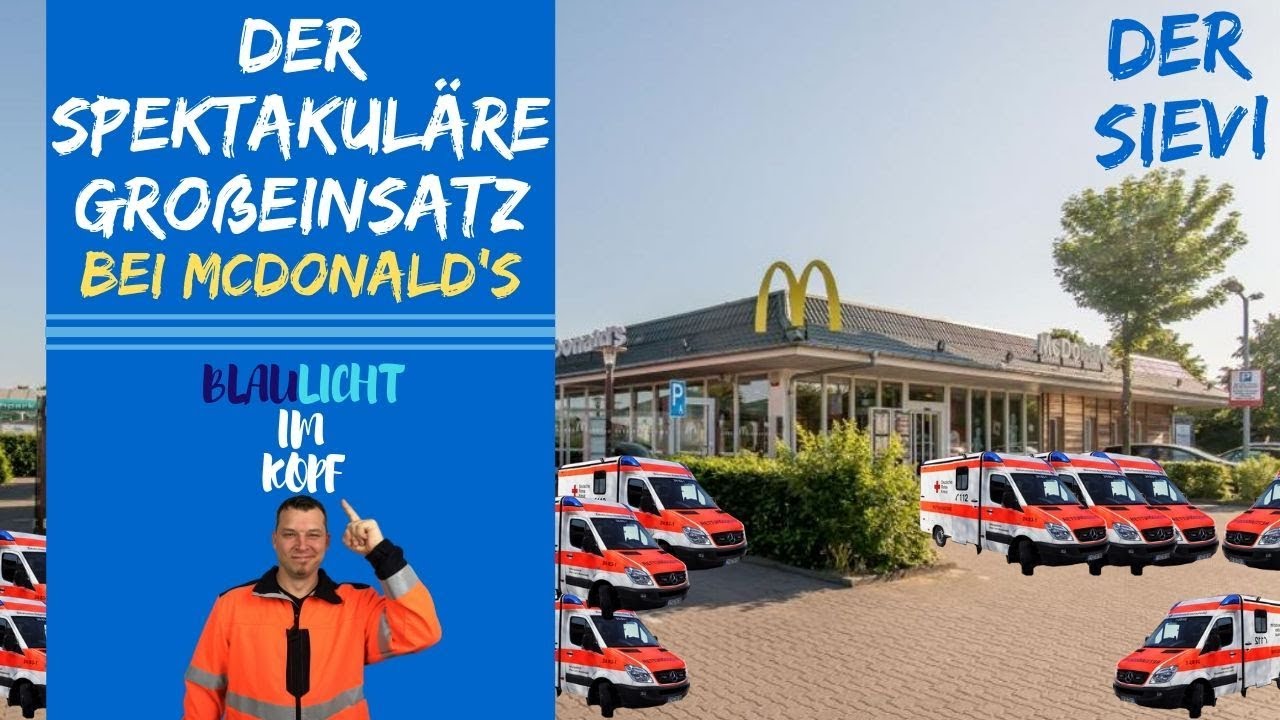 Der spektakuläre Großeinsatz bei McDonald's