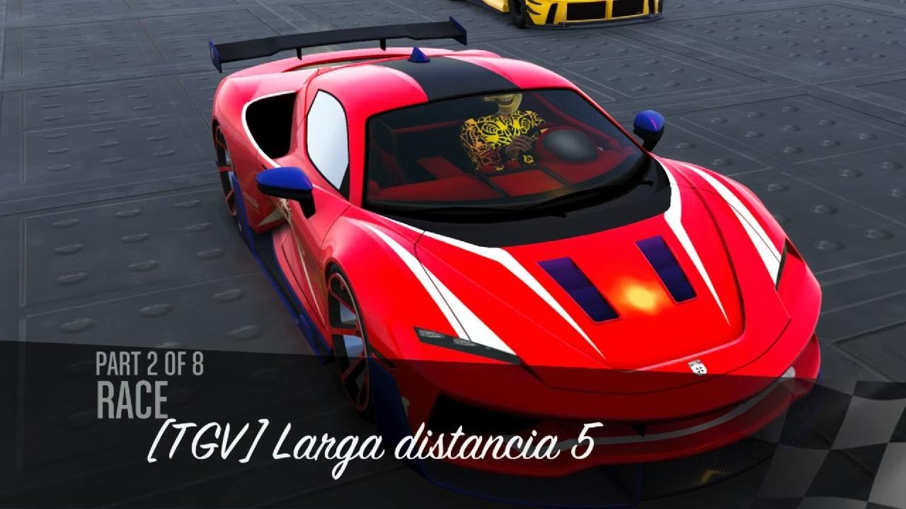 [TGV] Larga distancia 5 | GTA5 Online Longhaul Stunt Race - Shout Out To TheGiddings!