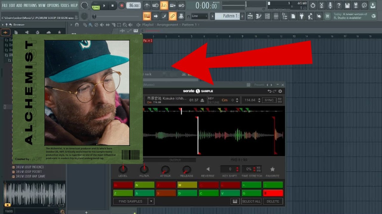 Flipping a Japanese Sample Into a Alchemist Type Beat | FL Studio Cookup