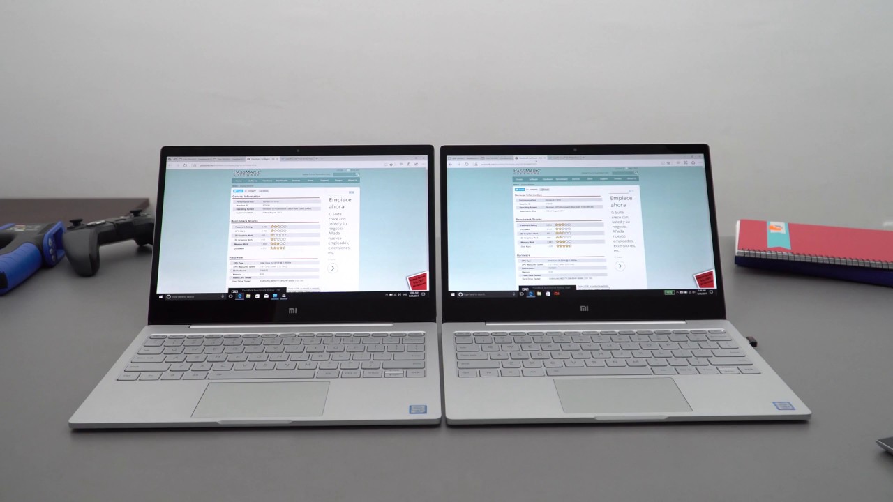 Mi Notebook Air 12 2017 (Core i5-7Y54) Vs Mi Notebook Air 12 2016 (Core M3-6Y30) Benchmarks