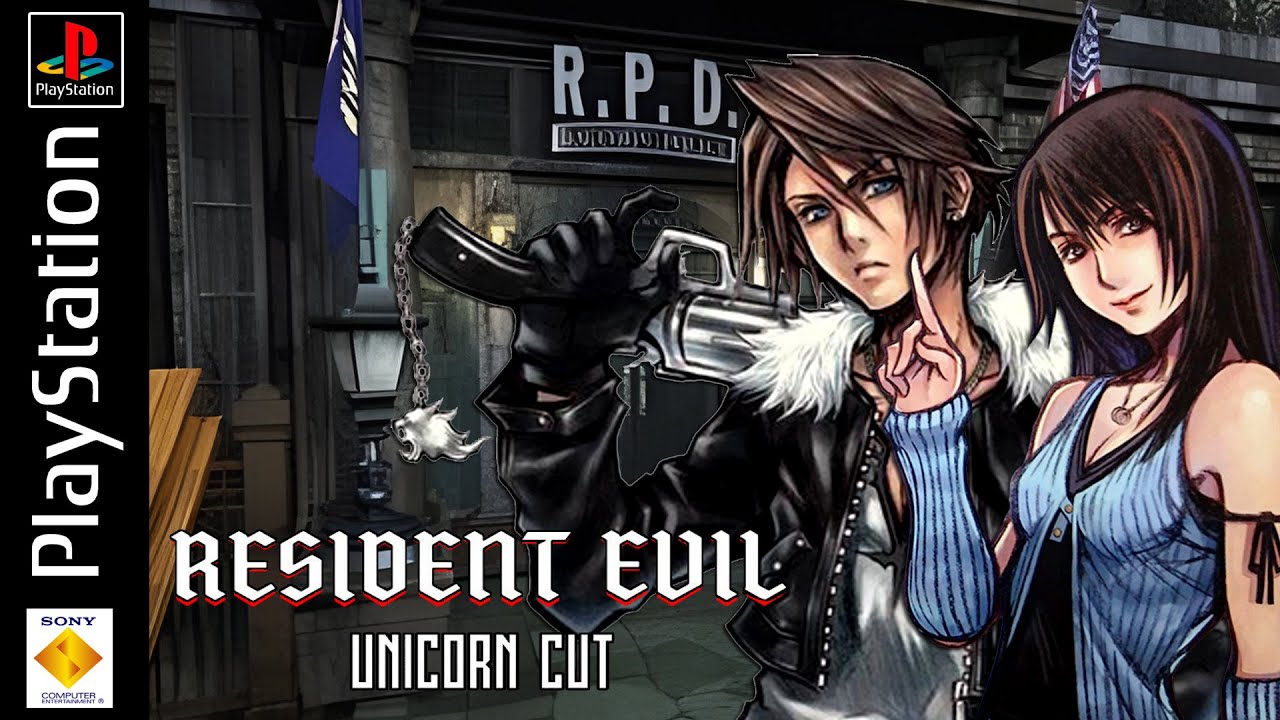 Resident Evil: Unicorn Cut - Evil Fantasy Ate - Rinoa Heartilly - No Saves - PS1 Gameplay - PS1 Hack