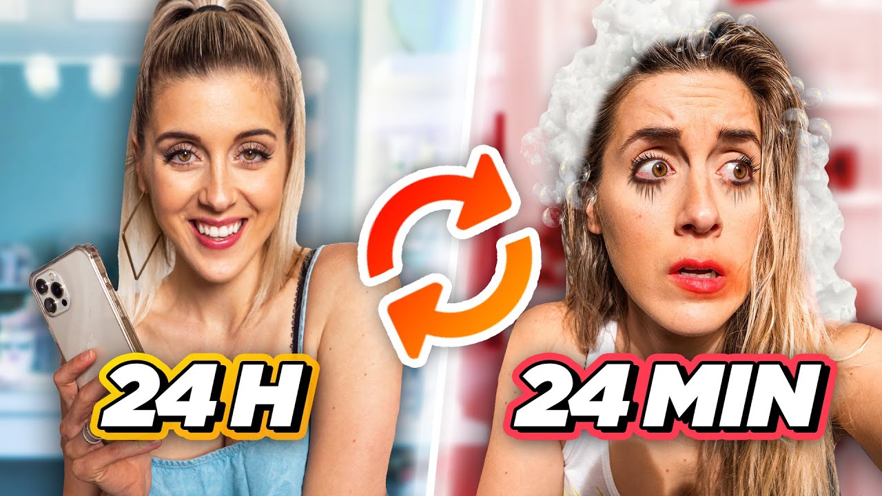 Vivre 24h en 24 minutes! *CHALLENGE EXTRÊME* | DENYZEE