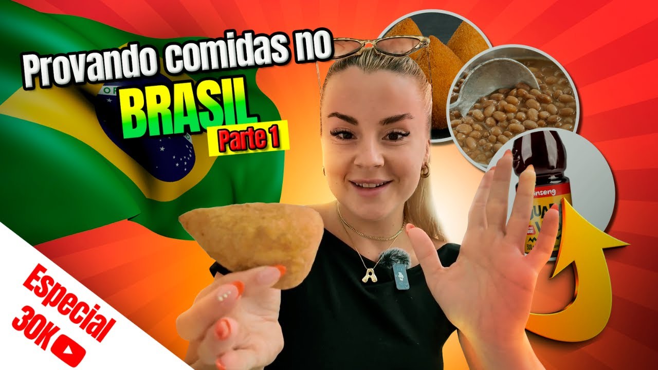 ✈️ GRINGA NO BRASIL: COXINHA, FEIJÃO E GUARAVITON, APROVADOS?