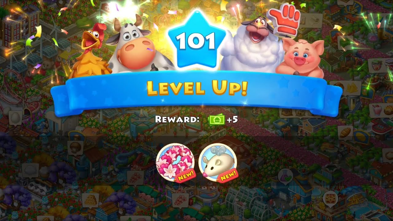 Township level 101 unlocked!!!