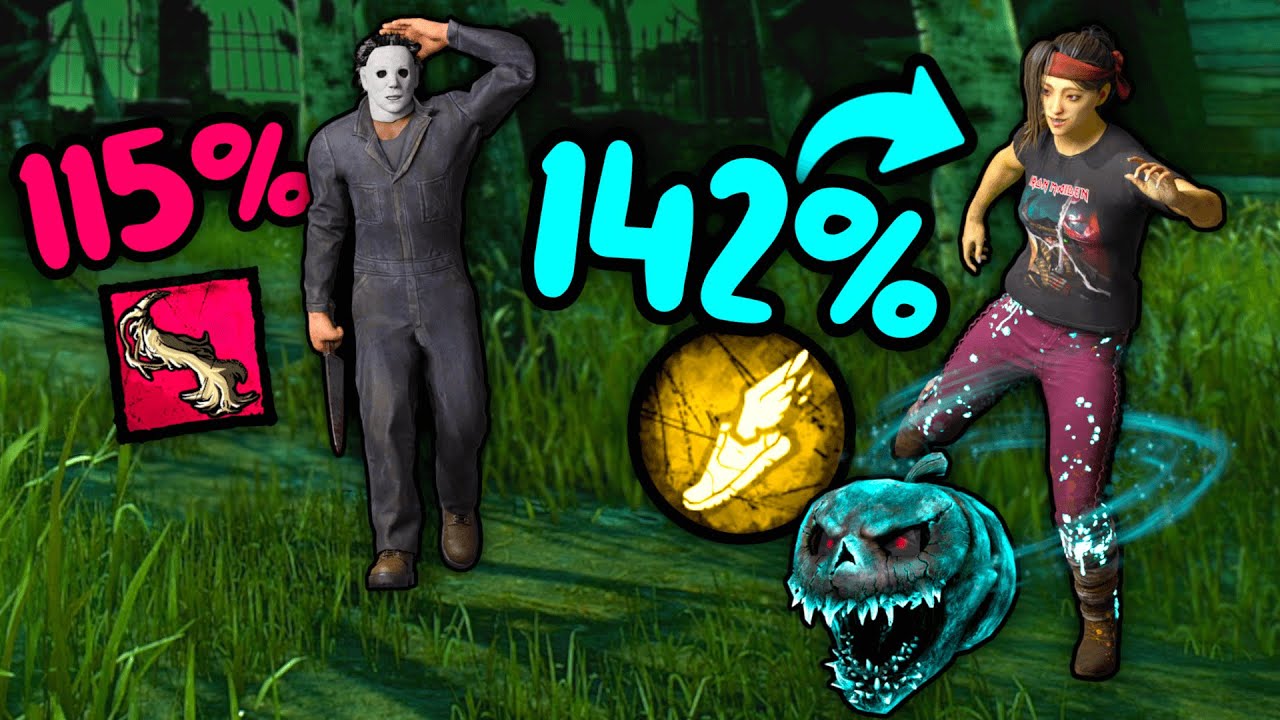 Halloween Speed Makes me FASTER THAN KILLERS in DBD...