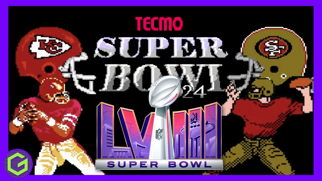 8-bit Super Bowl LVIII: Chiefs vs 49ers Tecmo Bowl 2024 simulation on NES