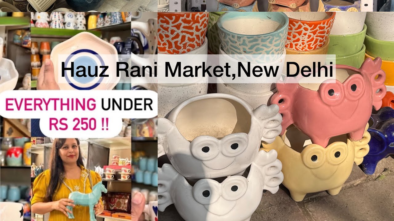 Explore Hauz Rani Market,New Delhi with me!