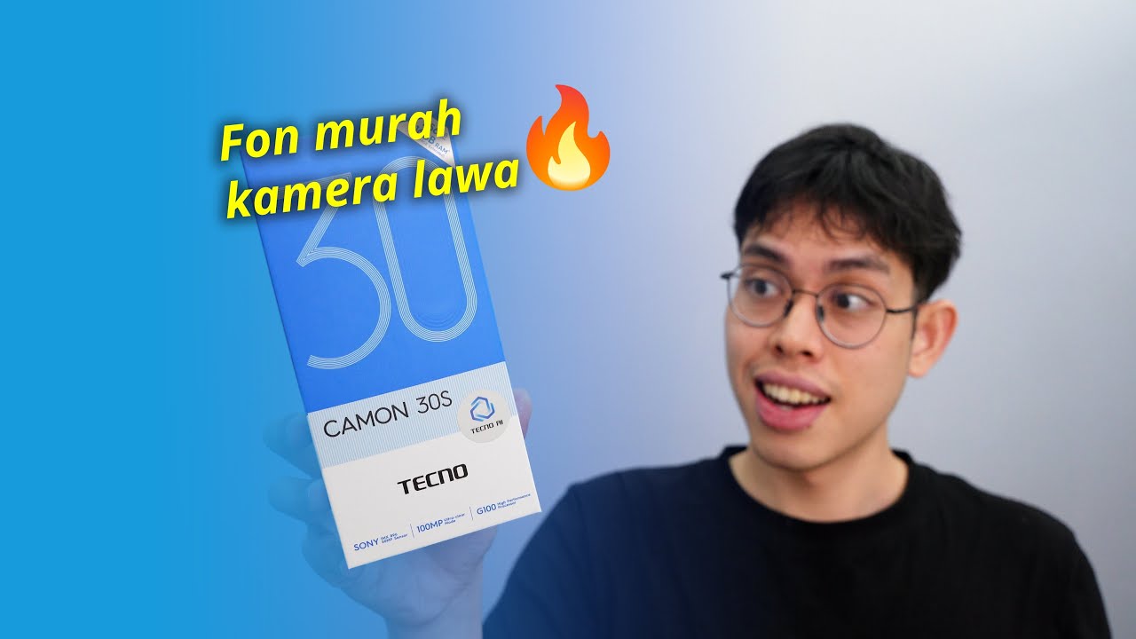 Fon murah RM7XX dah dapat kamera secantik ni! 🔥- Tecno Camon 30S