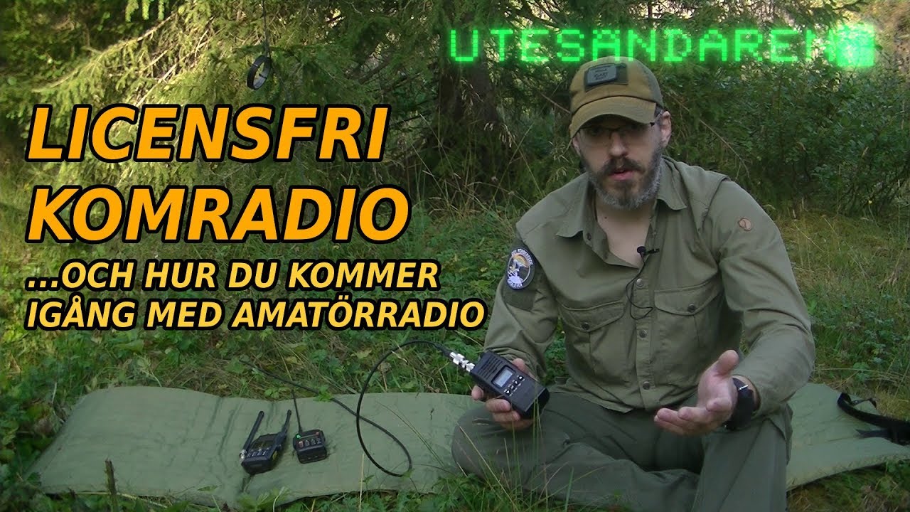 Kom igång med amatörradio och licensfri komradio