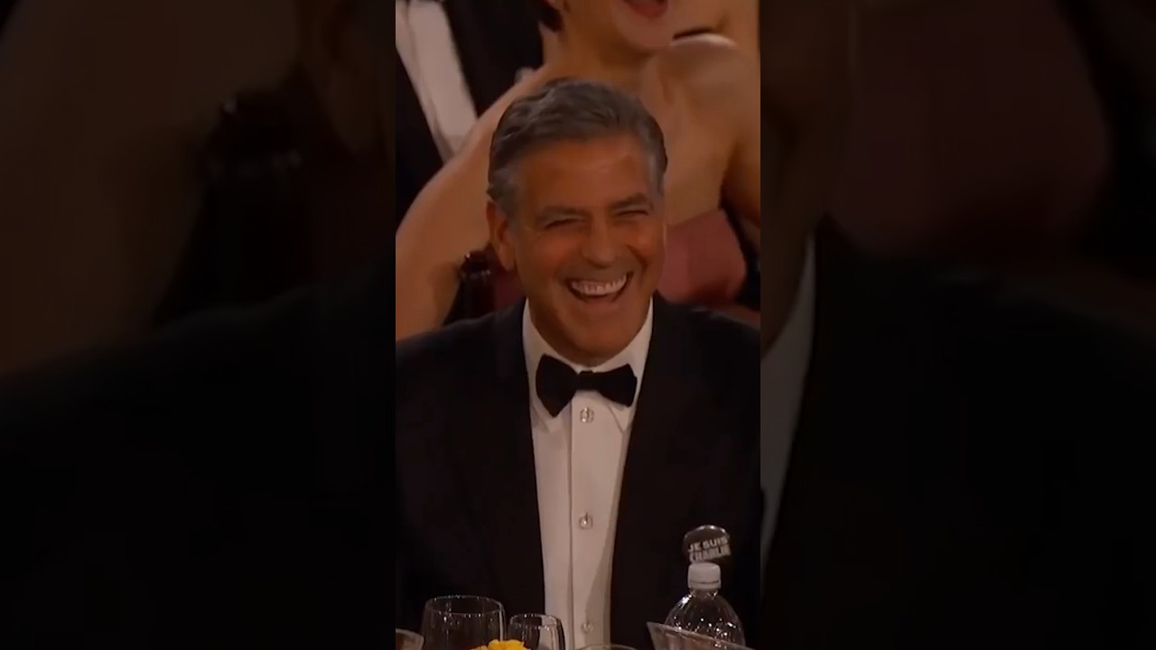 Congrats George Clooney 😅 #GeorgeClooney #TinaFey #GoldenGlobes #shorts (via @GoldenGlobes)