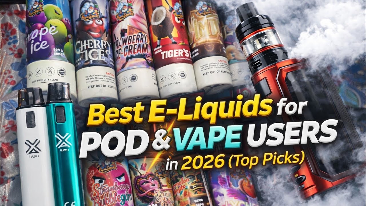 Best E-Liquids for Pod & Vape Users in 2026 (Top Picks)
