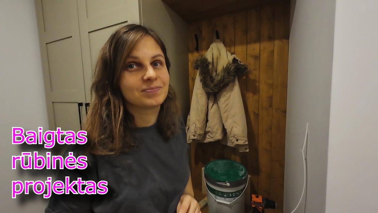 Vasario 3/1/ Krito saulės panelės nuo stogo/  Baigtas tambūro projektas