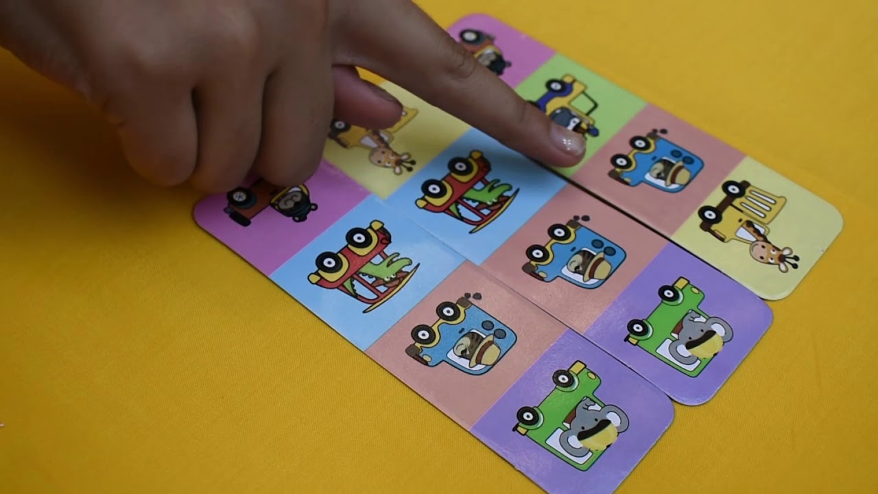WONDRBOX Rush Up! Card Matching Game For Kids