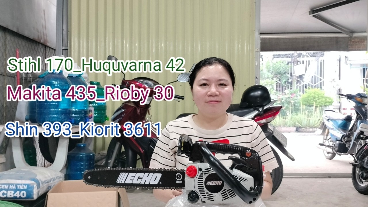 11/3 lô K cưa nhật bãi/0913136620/Stihl 170_Hu42_Shin 393_Kiorit 3711_Makita 435_Rioby_Echo 300T