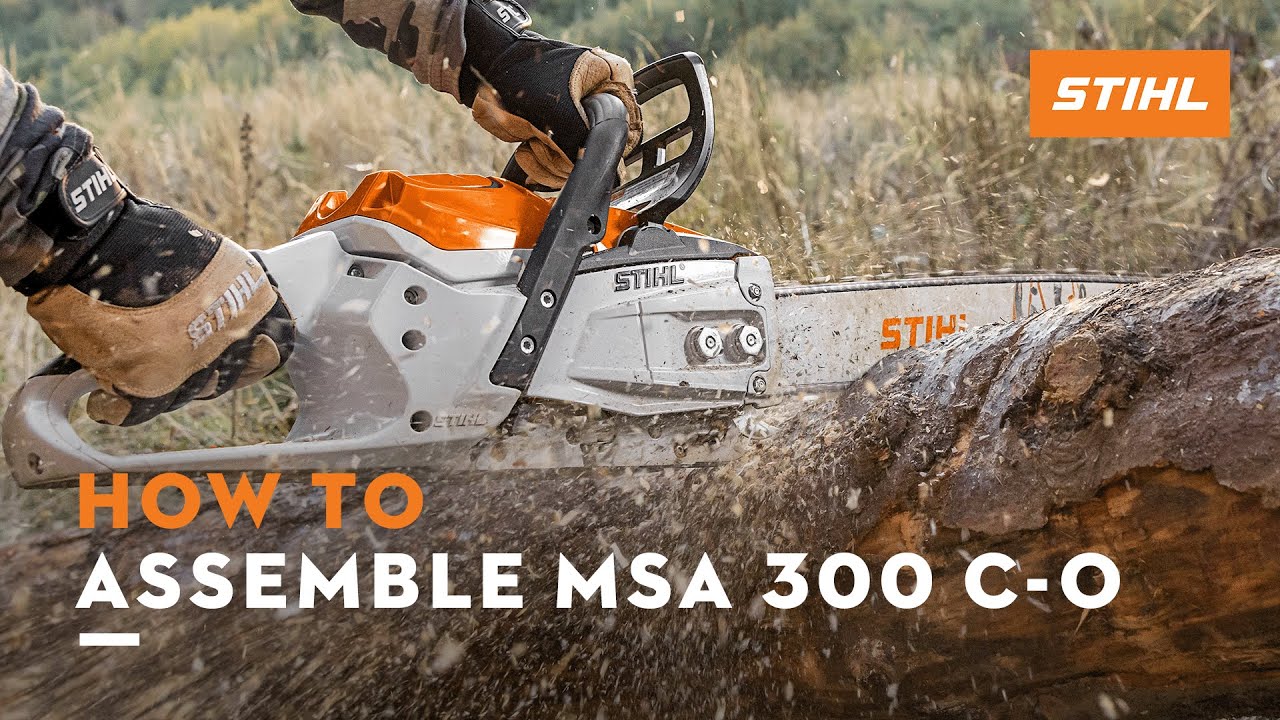 How to Assemble: MSA 300 C-O | STIHL Tutorial