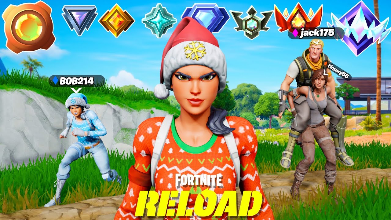 Unranked to UNREAL Reload Speedrun But I Can Only Play Squads Fill…