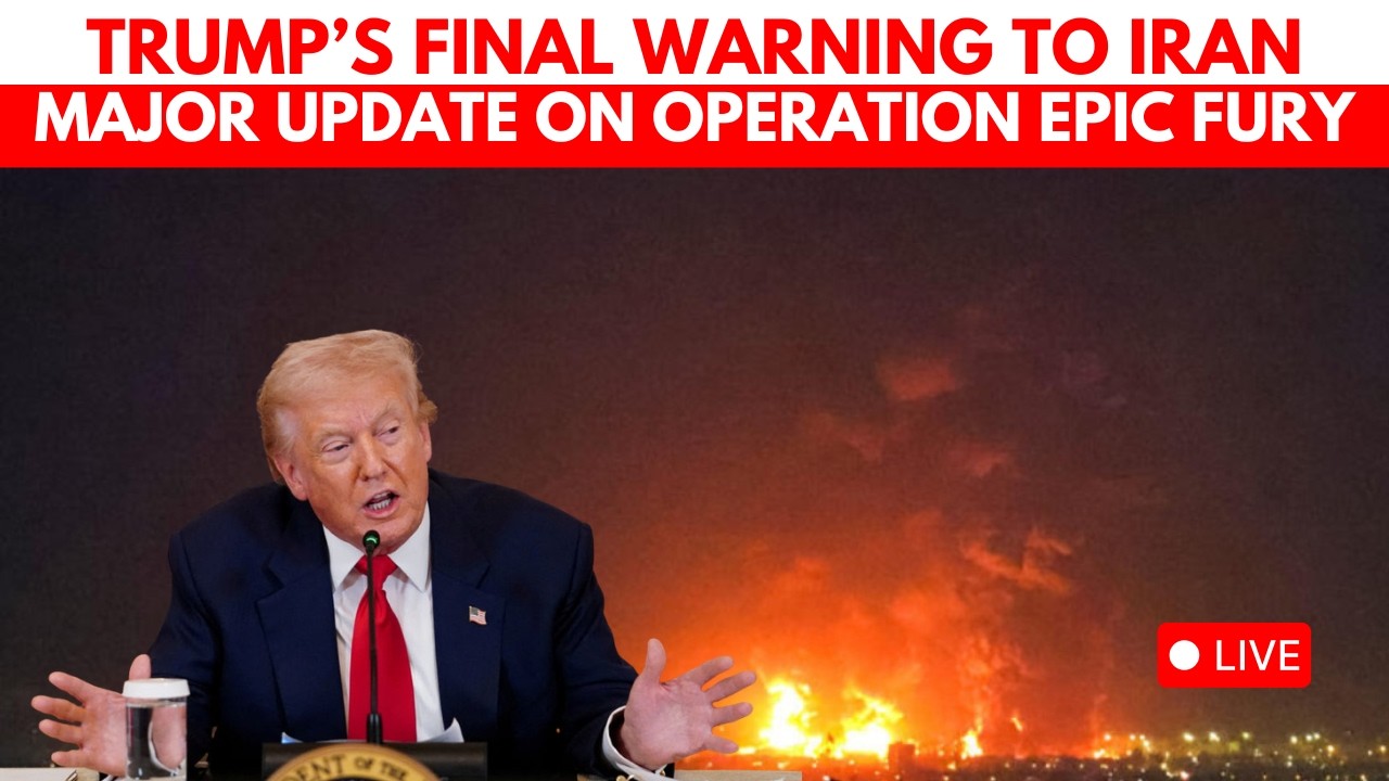 Iran War LIVE | Trump Makes Major Announcement On Military Action Against Iran | US