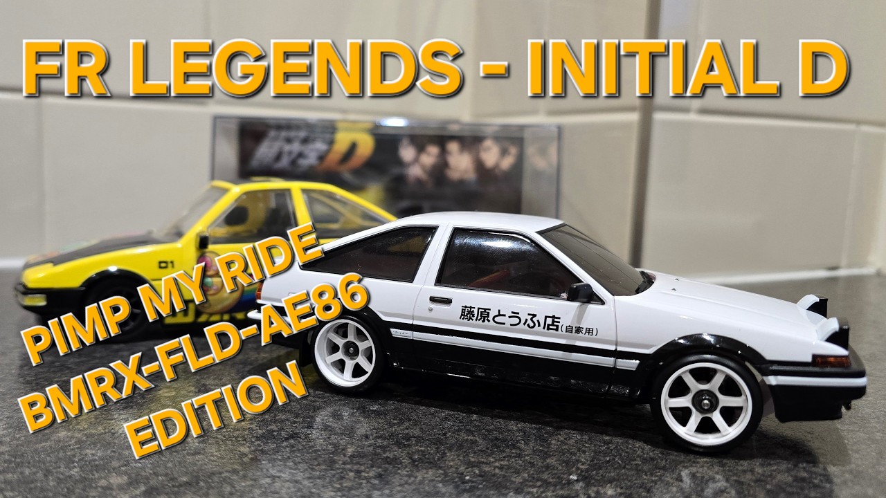 Transforming the BMRX-FLD-AE86 FR Legends to Mini-Z INITIAL-D 🔥