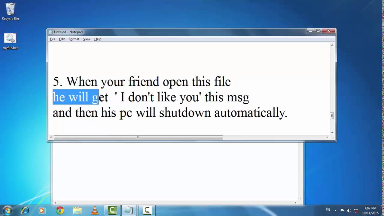 Simple NotePad Trick to Prank Friend