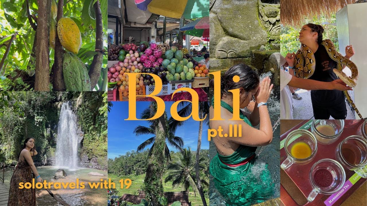 solotrip to UBUD, BALI pt.3 | coffee plantation, waterfalls, water ritual