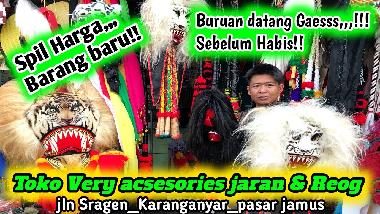 VLOG SPIL HARGA BARANG BARU❗️TOKO VERY ACSESORIS JARAN DAN REOG ❗️MURAH DAN KOMPLIT⁉️