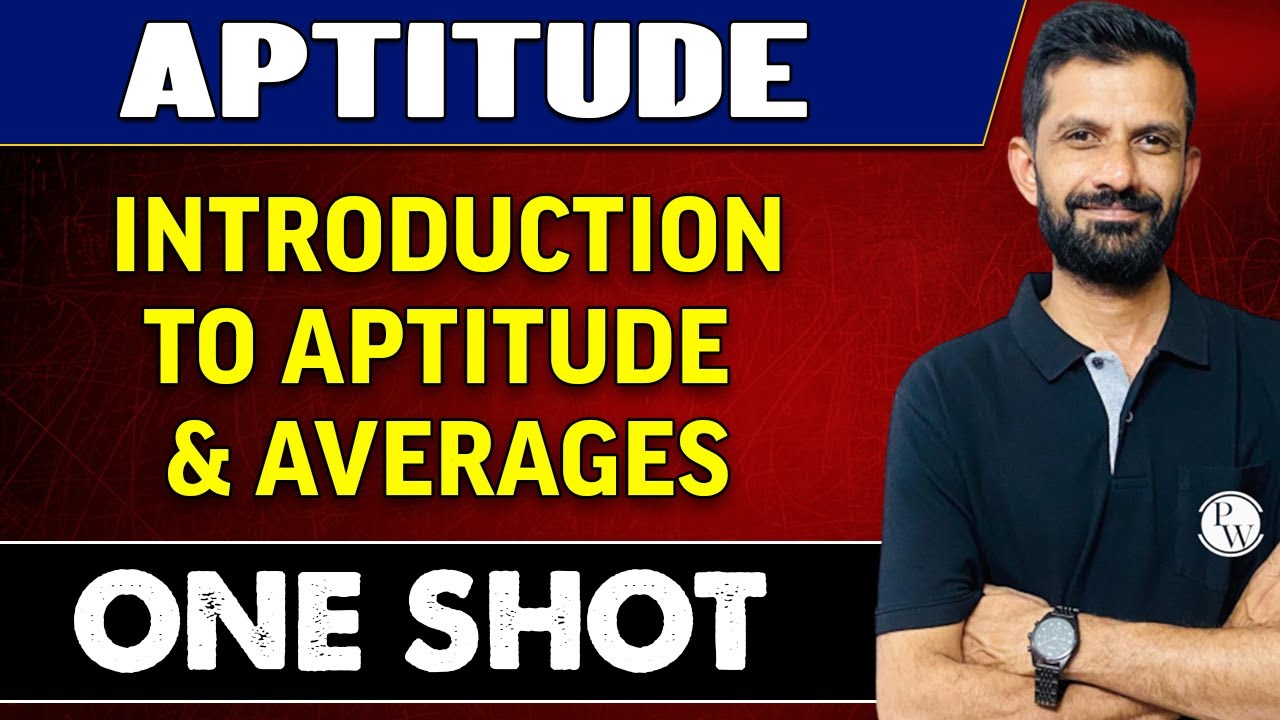 Aptitude | Introduction to Aptitude & Averages | GATE 2023 | For All Branches