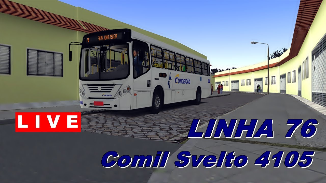 🔴LIVE OMSI 2 - Fazendo horário na N-76 -  Comil Svelto MB OF-1722 - ZN NATAL FICTICIO V3