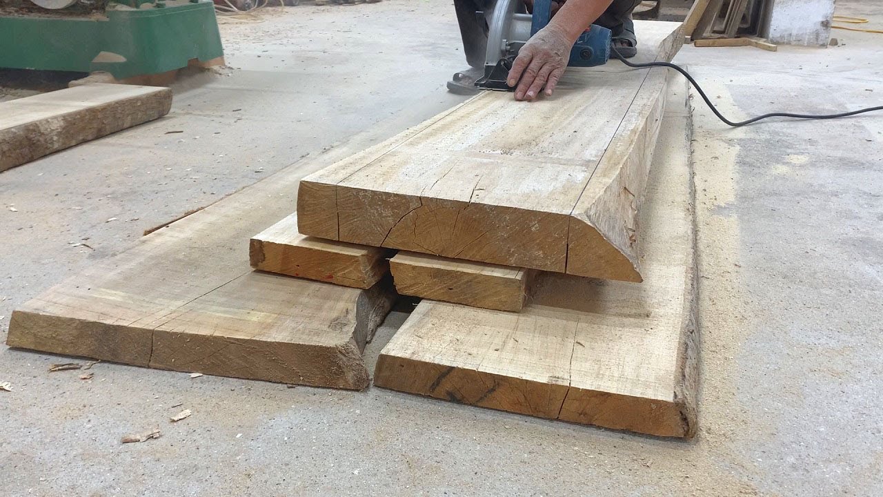 Carpenter's High-Class Interior Woodworking Skills // Production Process Of Beds With Drawers