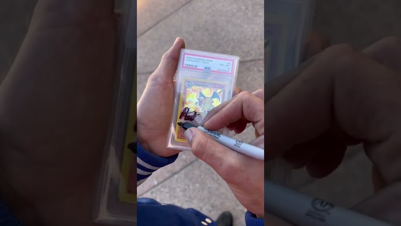 Logan Paul Signed My Charizard 🐉