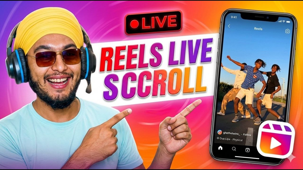 Funny instagram  reels live scrolling with which jatt o