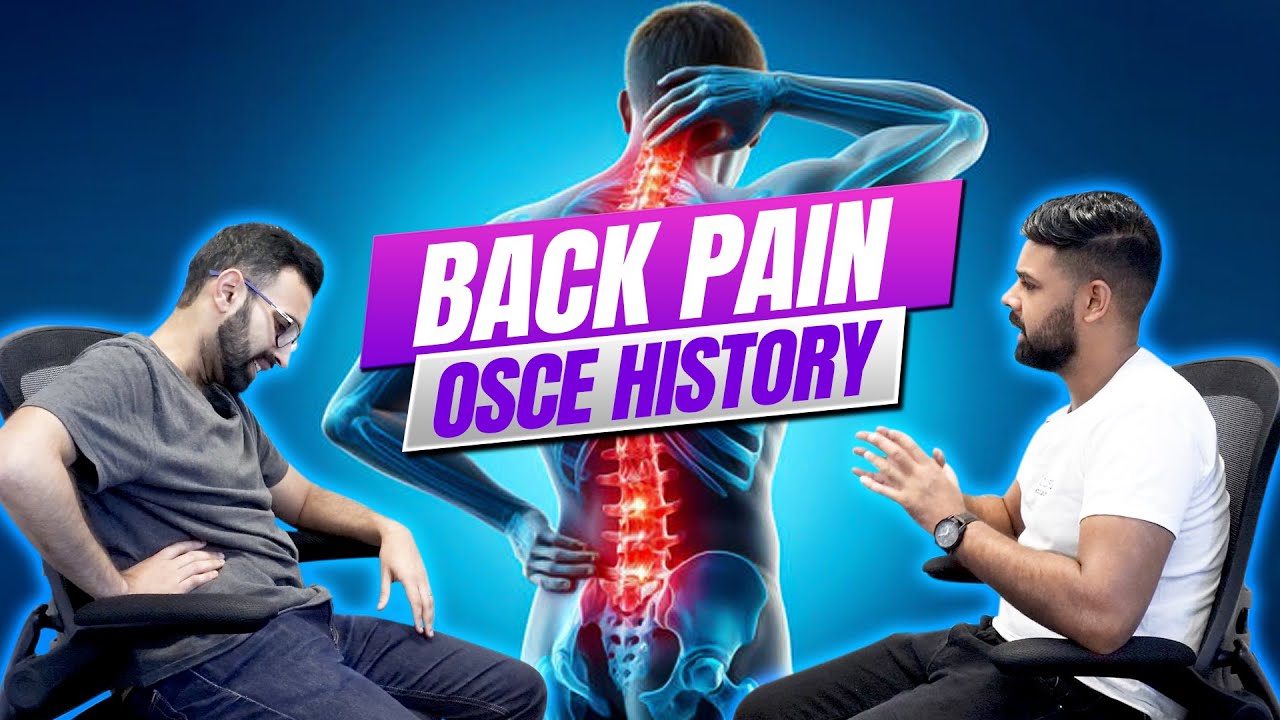 The Perfect Back Pain History | OSCE | UKMLA, PA, ACP, ANP ​​⁠ || Pareto Education