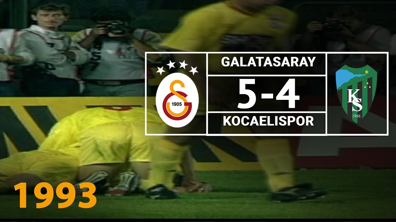 Nostalji Maçlar | 1993-1994 Sezonu Galatasaray 5  - 4 Kocaelispor