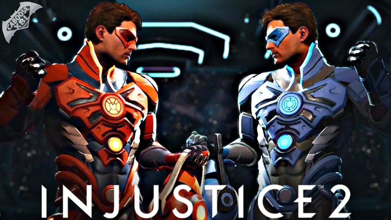 Injustice 2 Online - EPIC ORANGE AND BLUE LANTERN GEAR!