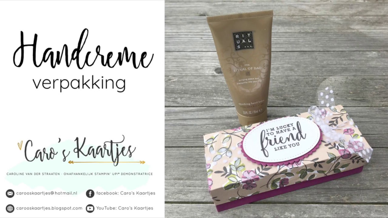Stampin' Up!® Handcreme verpakking