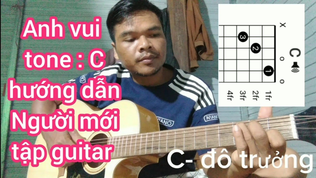Anh Vui - guitar- hướng dẫn -Kin ksor -#cover#Anhvui - tu hoc Guitar