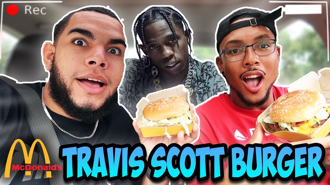 TRYING THE MCDONALDS TRAVIS SCOTT BURGER