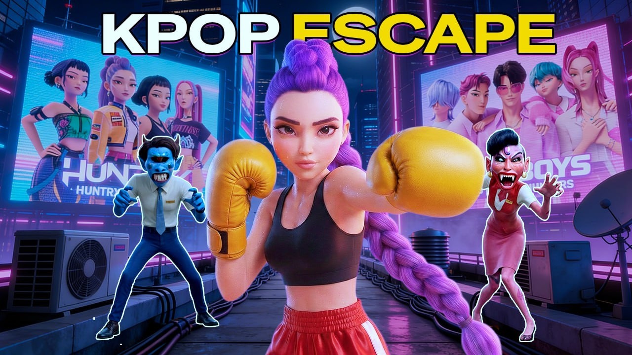K-Pop Demon Hunters Adventure Warm-Up | New Immersive Interactive Workout | KPOP ESCAPE WARM-UP
