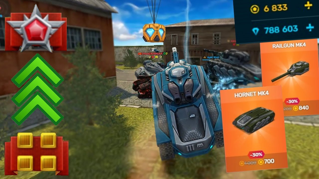 Tanki Online Road To Legend Only Railgun Hornet No Buying #1 - Mk5 Railgun & Hornet!?