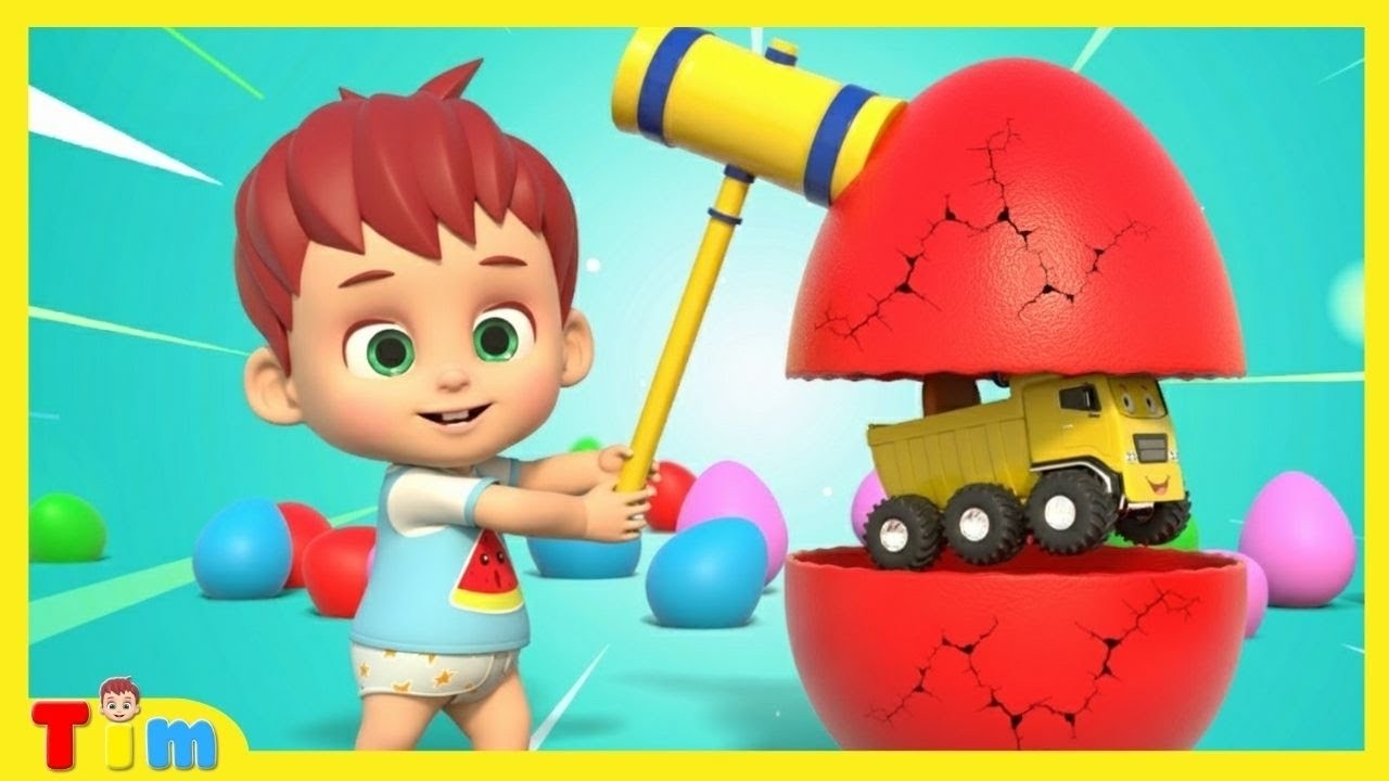 Surprise Eggs + More Nursery Rhymes and Kids Songs | Tim Time