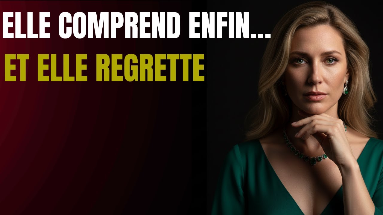 LE REGRET L’A ATTEINTE : ELLE RÉALISE CE QU’ELLE A LAISSÉ PASSER | STOÏCISME