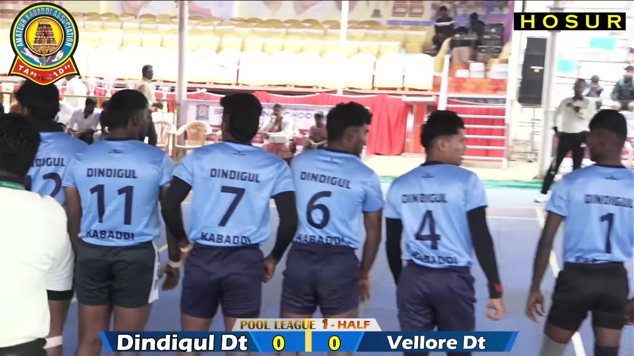 Dindugul Vs Vellore | 72th Tamil Nadu State Kabaddi Championship 2025 &ndash; Senior Men hosur