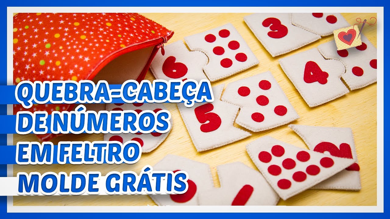 Quebra-cabeça de Feltro para o Dia das Crianças | passo a passo com Larissa Amaral