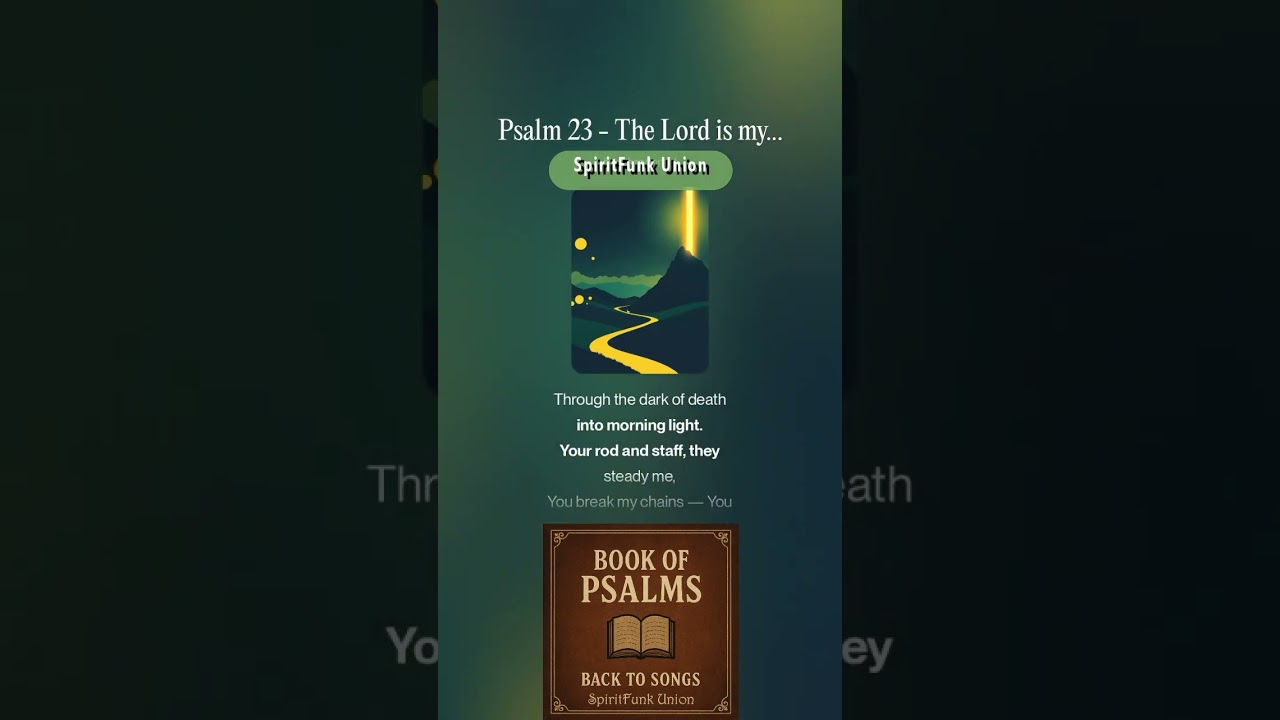 Book of Psalms Back to Songs: Psalm 23 - The Lord is my Shepherd