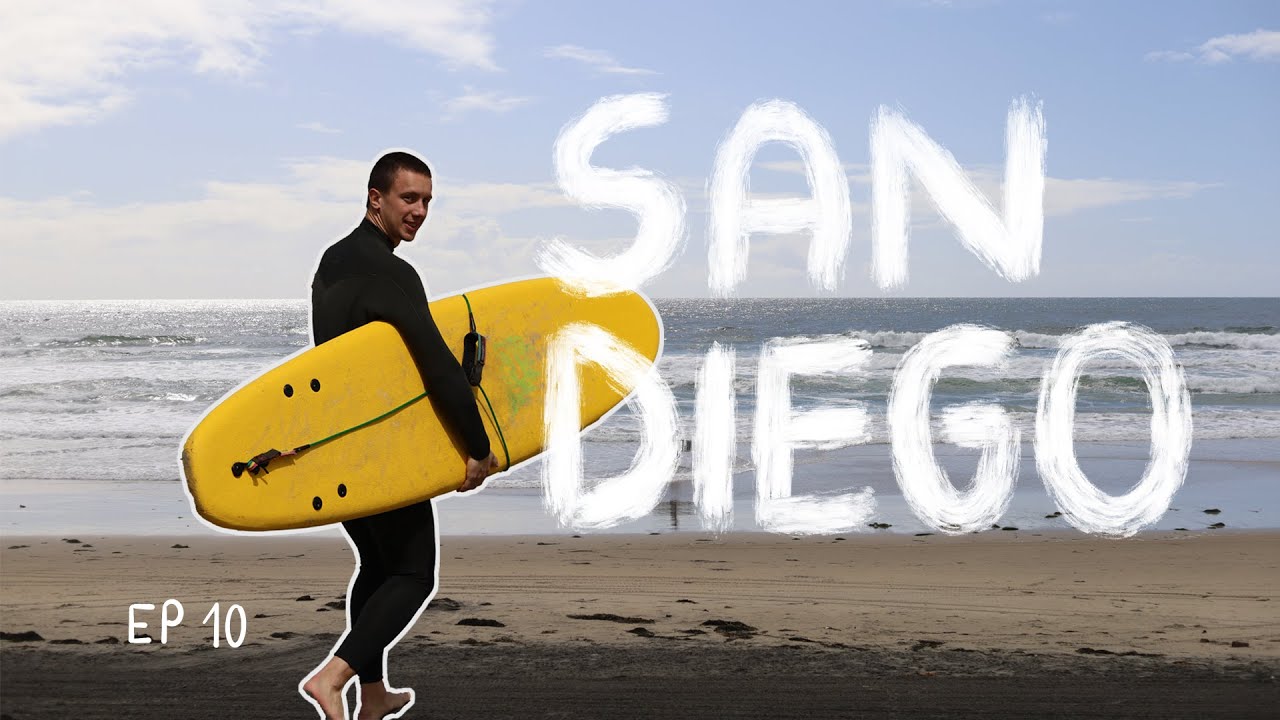 Thrifting and surfing in San Diego