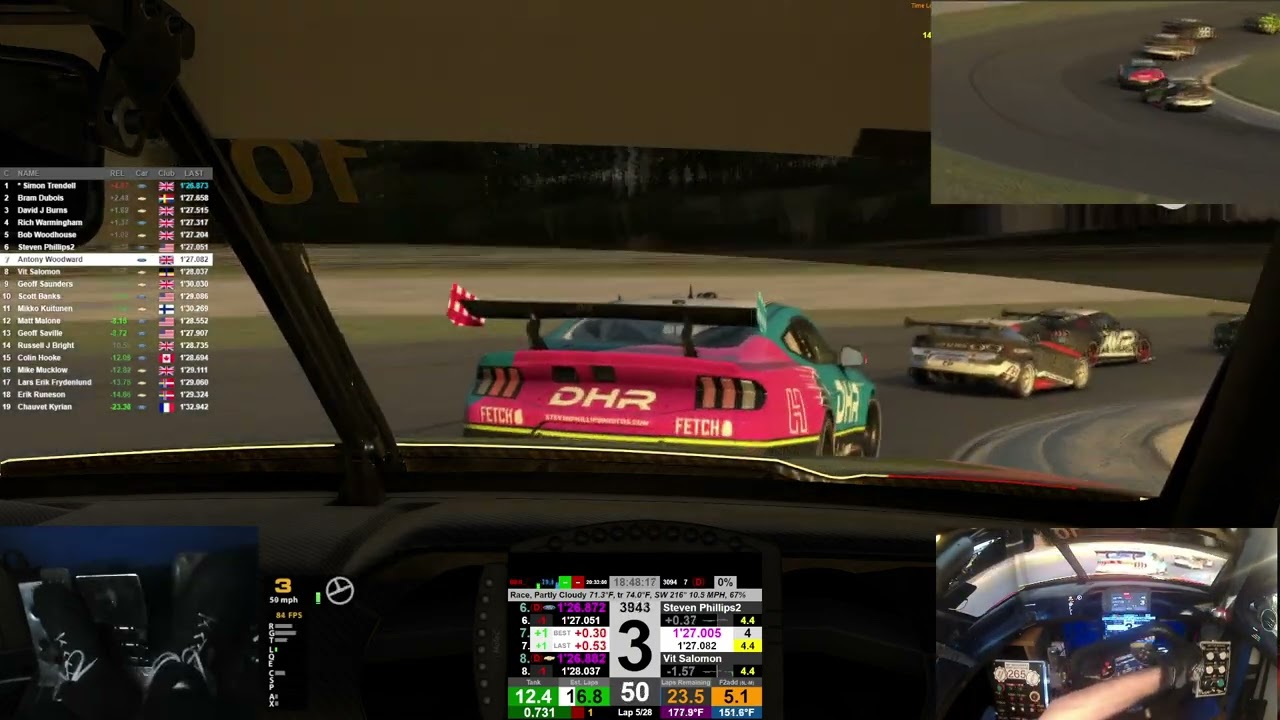 iracing v8 Supercars Euro SOF Thursday at Barber Motorsport Park