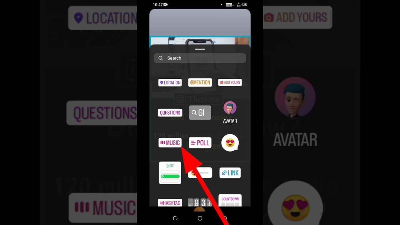 How to add music to instagram story?