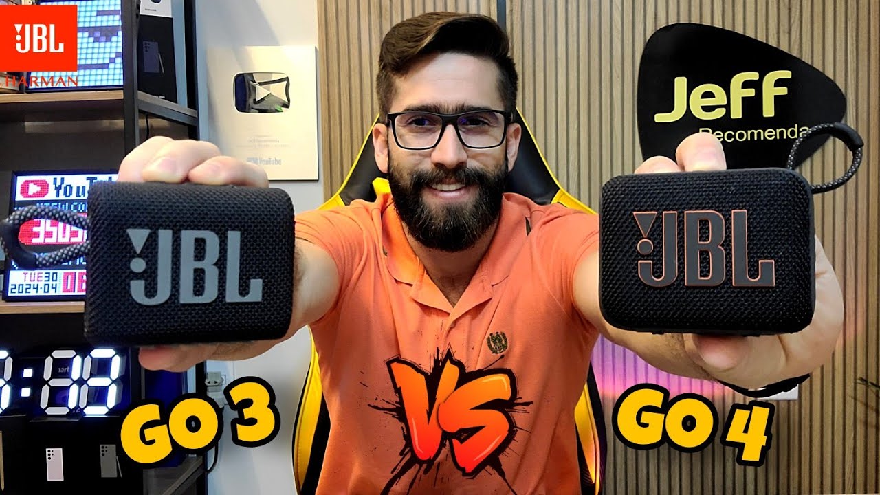 JBL GO 4 Vs JBL GO 3: Quais as DIFERENÇAS? Vale a Pena Fazer o UPGRADE? (comparativo）