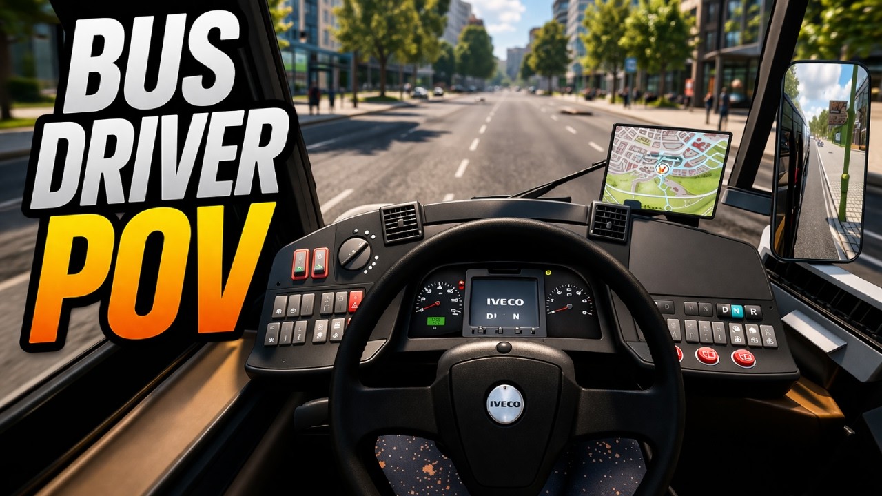 Long Bus Trip in the City - Bus Simulator 18