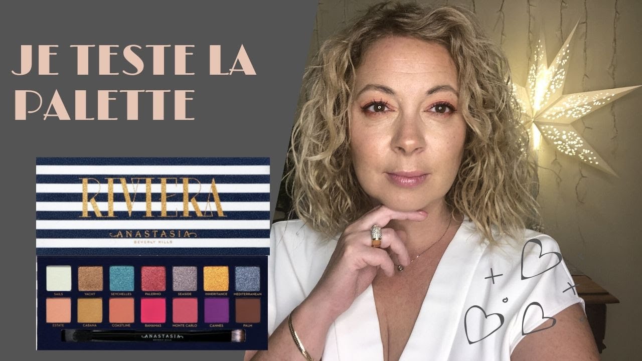 GRWM MAKEUP  - j'aime la  Palette RIVIERA d’ANASTASIA BEVERLY HILLS (VIDEO BONUS)