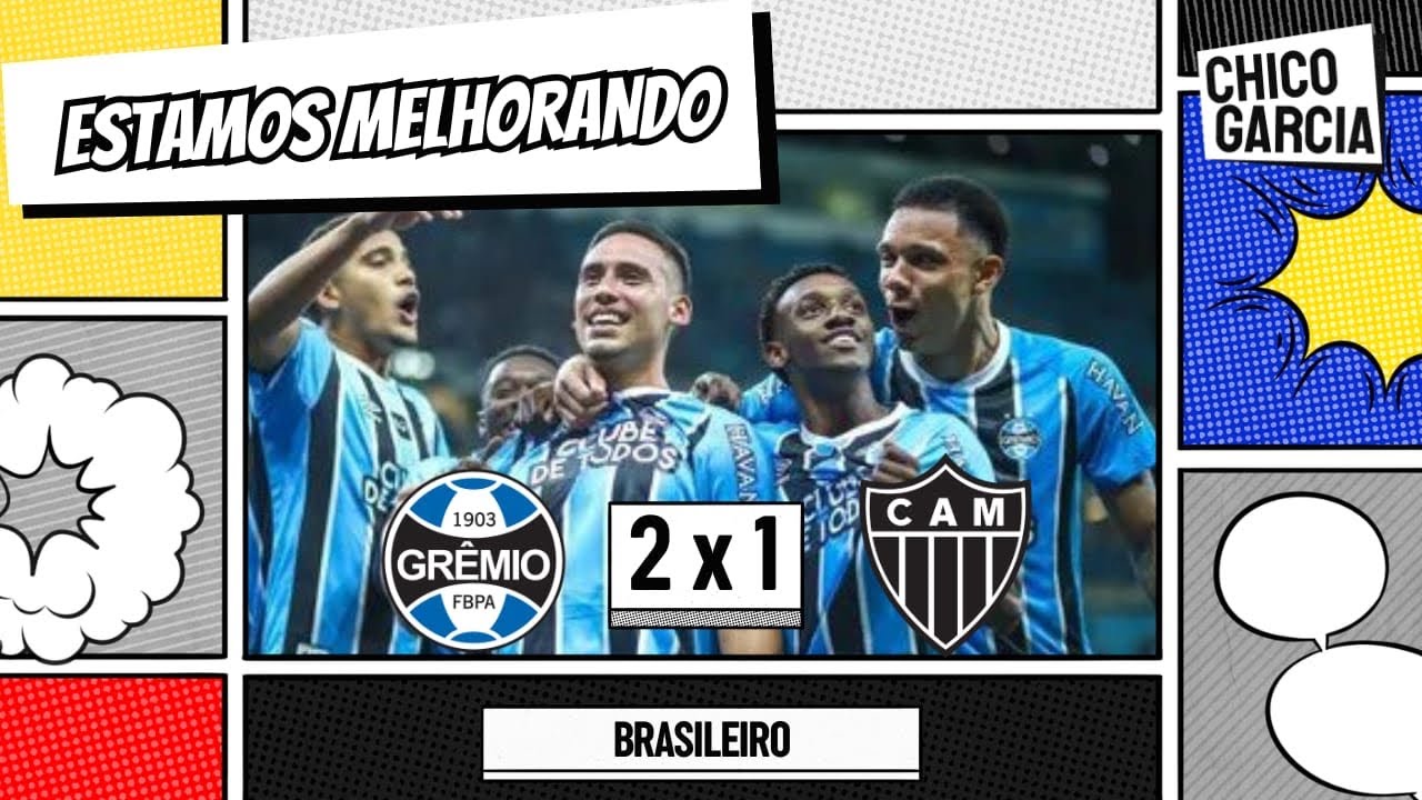 GRÊMIO 2 X 1 ATLÉTICO MG: MUDANÇAS NO TIME, ESTREIA DE NARDONI E GOLAÇO DE MARLON